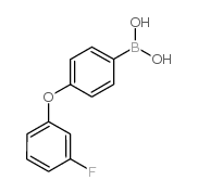 (4-(3-Fluorophenoxy)phenyl)boronic acid structure