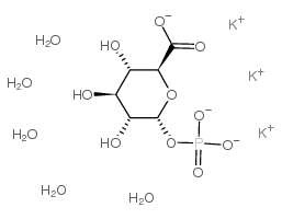 a-d-glucuronic acid 1-phosphate*tripotas sium结构式