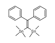 1,1-bis(trimethylstannyl)-2,2-diphenylethene Structure