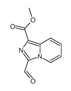 3-甲酰基h-咪唑并[1,5-a]吡啶-1-羧酸甲酯结构式