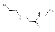 N-Ethyl-3-(propylamino)propanamide结构式