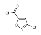 5-Isoxazolecarbonyl chloride, 3-chloro- (9CI)结构式