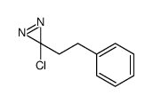 3-chloro-3-(2-phenylethyl)diazirine Structure