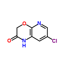 7-Chloro-1H-pyrido[2,3-b][1,4]oxazin-2(3H)-one结构式