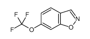 6-(trifluoromethoxy)-1,2-benzoxazole结构式