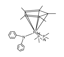 (η5-C5Me5)(PMe3)2Ru(NPh2) Structure
