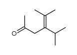 4-isopropyl-5-methyl-hex-4-en-2-one Structure
