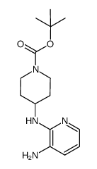 4-(3-Amino-pyridin-2-ylamino)-piperidine-1-carboxylic acid tert-butyl ester结构式