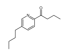 1-(5-butyl-[2]pyridyl)-butan-1-one结构式