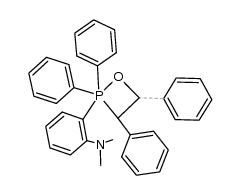 N,N-dimethyl-2-(2,2,3,4-tetraphenyl-1,2l5-oxaphosphetan-2-yl)aniline Structure