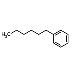 Hexylbenzene structure