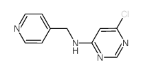 6-Chloro-N-(4-pyridinylmethyl)-4-pyrimidinamine Structure