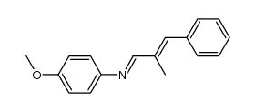 N-4-methoxyphenyl-α-methylcinnamylideneamine结构式