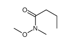 N-METHOXY-N-METHYLBUTYRAMIDE structure