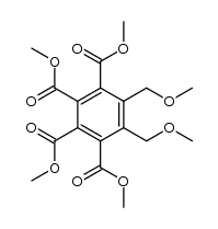 tetramethyl 5,6-bis(methoxymethyl)-1,2,3,4-benzenetetracarboxylate Structure