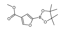 4-(Methoxycarbonyl)furan-2-boronic acid pinacol ester structure