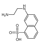 7-(2-aminoethylamino)naphthalene-1-sulfonic acid结构式
