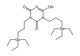 1,3-bis(3-triethylgermylpropyl)-1,3,5-triazinane-2,4,6-trione结构式