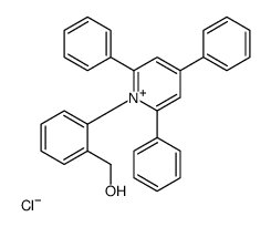 [2-(2,4,6-triphenylpyridin-1-ium-1-yl)phenyl]methanol,chloride结构式