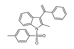 2-methyl-1-(4-methylphenyl)sulfonyl-3-(1-phenylethenyl)indole Structure