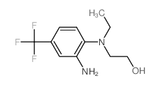 2-[2-Amino(ethyl)-4-(trifluoromethyl)anilino]-1-ethanol结构式