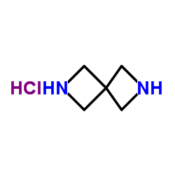 2,6-Diazaspiro[3.3]heptane hydrochloride (1:1) structure