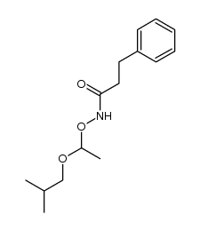 N-(1-Isobutoxyethoxy)-3-phenylpropionamide Structure