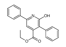 ethyl 2-oxo-3,6-diphenyl-1H-pyridine-4-carboxylate结构式