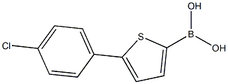 (5-(4-chlorophenyl)thiophen-2-yl)boronic acid Structure