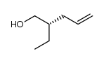 (2S)-2-ethyl-4-penten-1-ol结构式