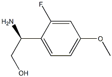 (2S)-2-AMINO-2-(2-FLUORO-4-METHOXYPHENYL)ETHAN-1-OL Structure
