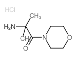 2-Amino-2-methyl-1-(4-morpholinyl)-1-propanone hydrochloride结构式