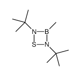 2,4-ditert-butyl-3-methyl-1,2,4,3-thiadiazaboretidine Structure