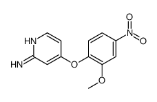 4-(2-Methoxy-4-nitrophenoxy)-2-pyridinamine Structure
