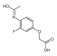 2-(4-acetamido-3-fluorophenoxy)acetic acid结构式