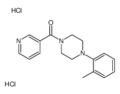[4-(2-methylphenyl)piperazin-1-yl]-pyridin-3-ylmethanone,dihydrochloride Structure