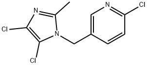 2-chloro-5-((4,5-dichloro-2-methyl-1H-imidazol-1-yl)methyl)pyridine Structure