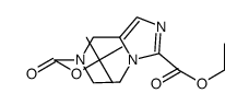 5,6-Dihydro-8H-imidazo[1,5-a]pyrazine-3,7-dicarboxylic acid 7-tert-butyl ester 3-ethyl ester Structure