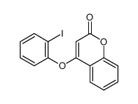 4-(2-iodophenoxy)coumarin结构式