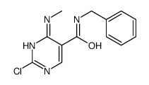 N-benzyl-2-chloro-4-(methylamino)pyrimidine-5-carboxamide结构式