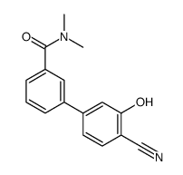 3-(4-cyano-3-hydroxyphenyl)-N,N-dimethylbenzamide Structure