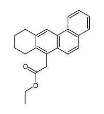 ethyl 2-(8,9,10,11-tetrahydrotetraphen-7-yl)acetate Structure