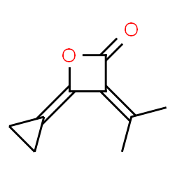 2-Oxetanone,4-cyclopropylidene-3-(1-methylethylidene)-(9CI) picture