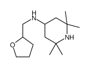 2,2,6,6-tetramethyl-N-(oxolan-2-ylmethyl)piperidin-4-amine结构式