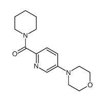 4-[6-(piperidin-1-ylcarbonyl)pyridin-3-yl]morpholine结构式