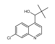 2,2-dimethyl-1-(7-chloro-4-quinolinyl)-1-propanol Structure