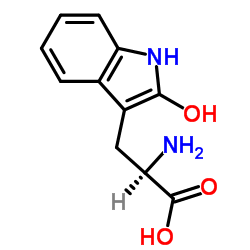 2-Hydroxy-D-tryptophan structure