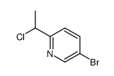 5-bromo-2-(1-chloroethyl)pyridine结构式