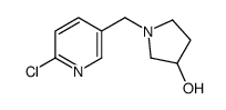 1-(6-Chloro-pyridin-3-ylmethyl)-pyrrolidin-3-ol Structure