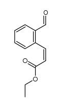 (Z)-ethyl 3-(2-formylphenyl)acrylate Structure